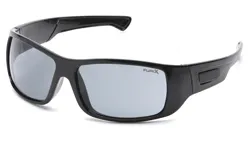 Furix Safety Glasses Black Frame Gray Anti-Fog Lens