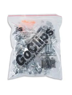 Go Clips Stainless Steel Sink Clips, Pack Of 50, 1/8" Max