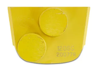 Lavina X QuickChange Trapezoid Pad 120 Grit Two Button for Soft Concrete