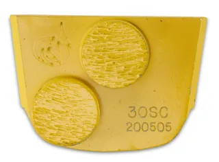 Lavina X QuickChange Trapezoid Pad 30 Grit Two Button for Soft Concrete