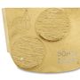 Lavina X QuickChange Trapezoid Pad 50 Grit Two Button for Extra Hard Concrete Gold 