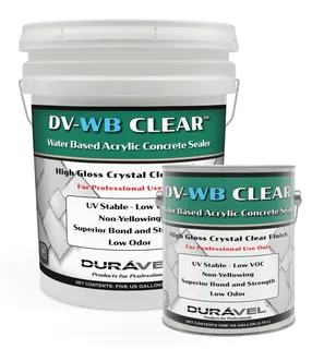 Duravel DV-WB clear acrylic sealer 25% solids, >150 g/L VOC