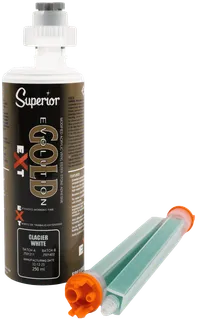 Superior Gold Evolution EXT Adhesive Cartridge 250ml, Glacier White