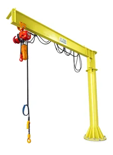 GQ Foundationless Jib Crane 1 Ton 12' HUB, 16' SPAN, 13'4" OAH