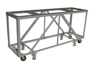 Groves Fabrication Table With Casters HDT84M