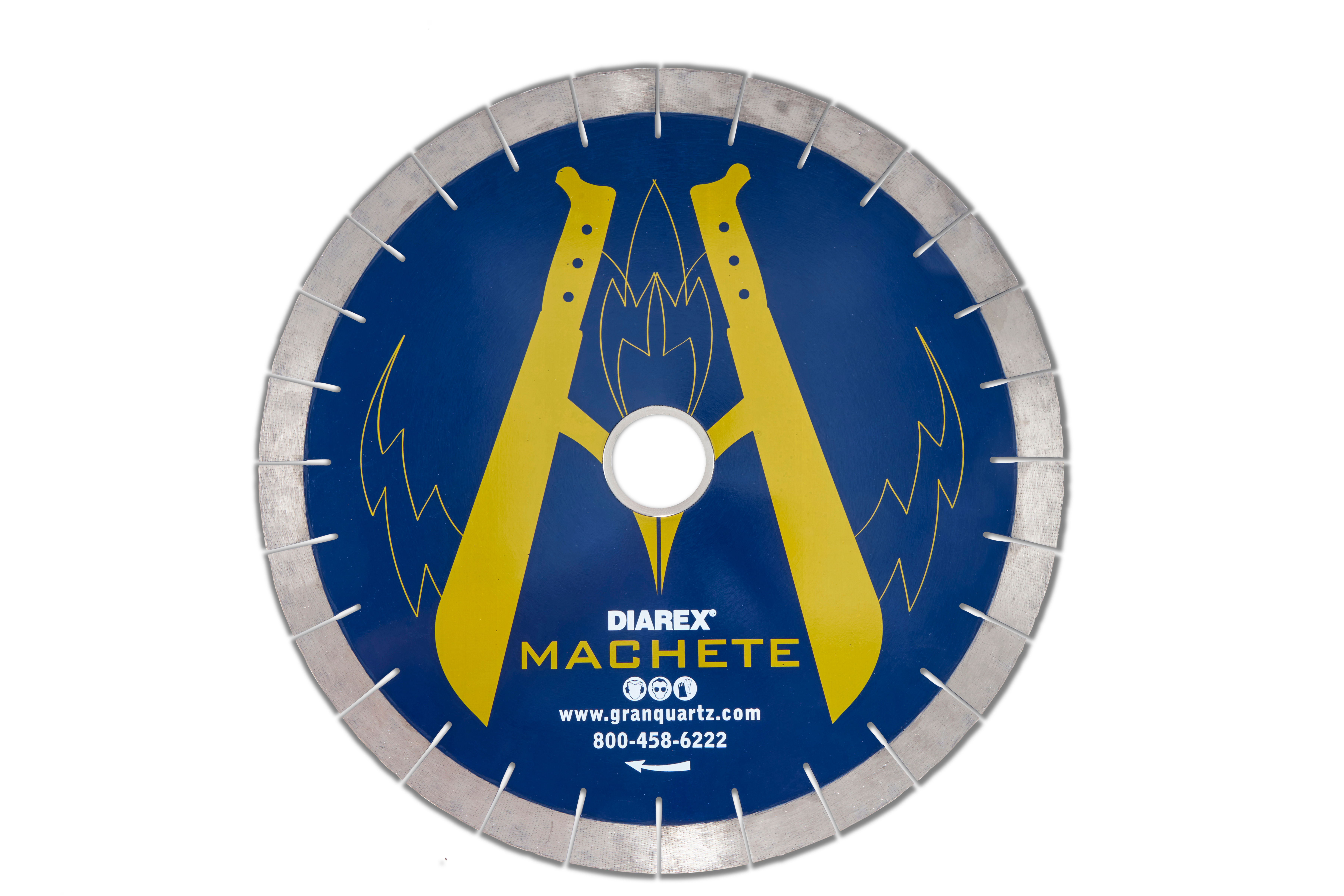 Diarex Machete Bridge Saw Blades, 25mm Seg., 50/60mm Arbor