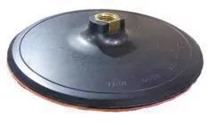 Vector Thin Rigid Backer Pads with Red Velcro 7" QRS 5/8"-11
