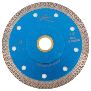 Vector Plus Continuous Rim Porcelain Blade Blue 4-1/2"