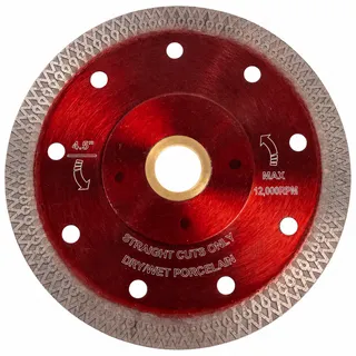 Vector Plus Continuous Rim Porcelain Blade Red 4-1/2"