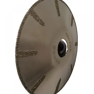 Vector Electroplated Contour Blade for Marble 5"