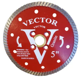 Vector Turbo Blade Red 5"