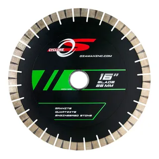 Cyclone S Bridge Saw Blade with Reinforced Core 16" 20mm Segments