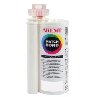 Akemi Match Bond Adhesive Cartridge Satin Black 250ml Code 1000