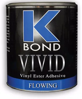 K-Bond Vivid Polyester Adhesive Flowing 1 Quart
