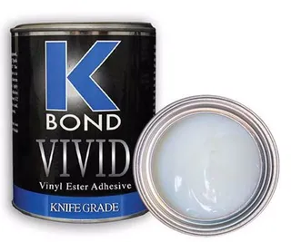K-Bond Vivid Polyester Adhesive Knife Grade 1 Quart