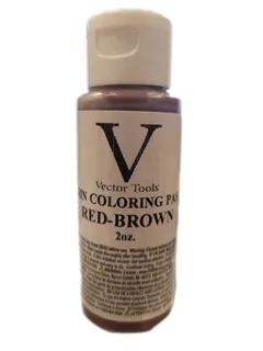 Vector Color Pigment for Adhesives Red- Brown 8oz