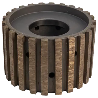 Tyrolit Super Z 80mm Narrow Segmented Profile Wheel 50mm Height 35mm Bore