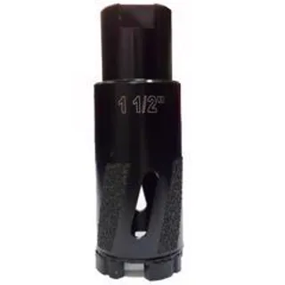 Vector Dry Core Bit Black 1 1/2" with Side Protection 5/8"-11