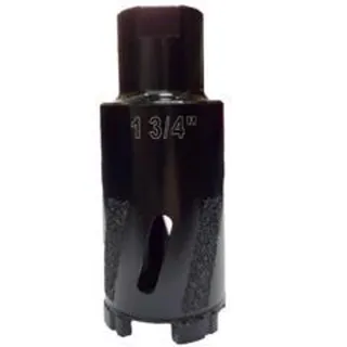 Vector Dry Core Bit Black 1 3/4" with Side Protection 5/8"-11
