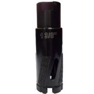 Vector Dry Core Bit Black 1 3/8" with Side Protection 5/8"-11