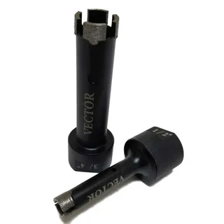 Vector T-Seg Core Bit 1/2" 5/8"-11