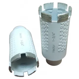Vector Plus White Core Bit 1-3/4" With Side Protection 5/8"-11
