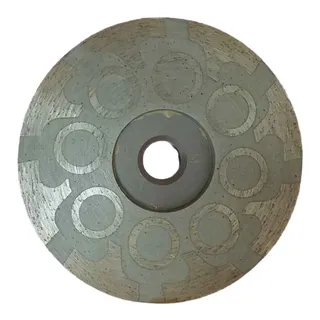 Vector Echo Resin Filled Cup Wheels Circle Pattern 4" Medium 5/8"-11