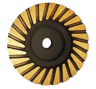Vector Turbo Cup Wheel Black 4" Medium 5/8"-11