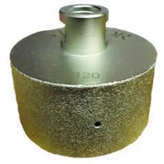 Vector Plus Vacuum Brazed Zero Tolerance Wheel 3", 120 Grit 5/8"-11