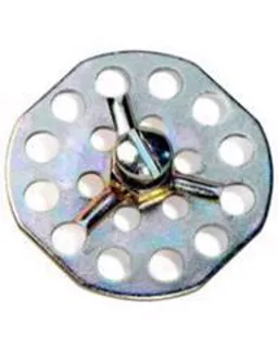 Vector Waffle Clip with Stud And Wing Nut 1.5", Stud 1/4"-20 thread x 1" Long