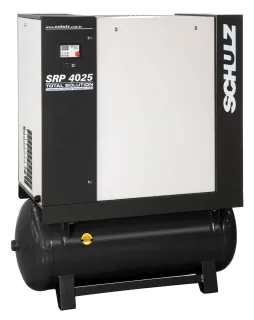 Schulz Rotary Screw Air Compressor 25HP 120 Gallon 92 CFM, SRP 4025 R DYNAMIC