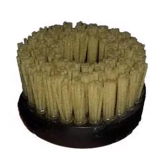 Vector Plus Leather Brush 4" 500 Grit Snail Lock, 5/8-11