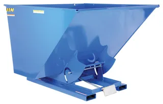 Vestil Self-Dumping Steel Hoppers 70° with Bumper Release 43-1/4"x 61"x 52"