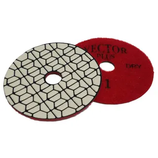 Vector Plus 3 Step Dry Polishing Pad 4" Position 1