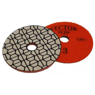 Vector Plus 3 Step Dry Polishing Pad 4" Position 3