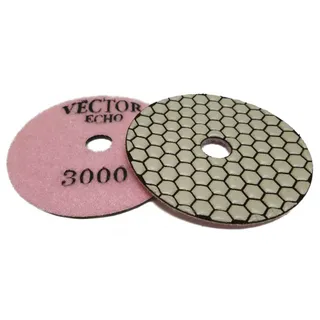 Vector Echo Dry Polishing Pad 4" 3000 Grit