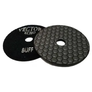 Vector Echo Dry Polishing Pad 4" Black Buff