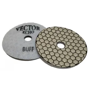 Vector Echo Dry Polishing Pad 4" White Buff