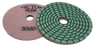Vector Plus Dry Polishing Pads 4 Inch Rectangle 3000 Grit