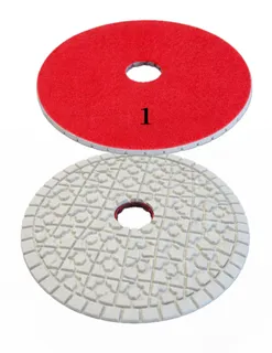 Vector GT 3 Step Wet Polishing Pad 4" Position 1