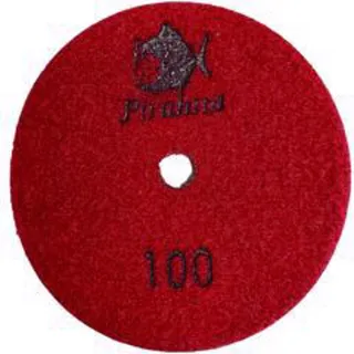 Piranha Wet Polishing Pad 4" 100 Grit