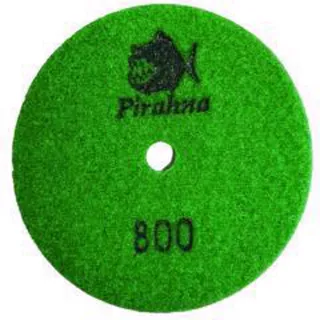 Piranha Wet Polishing Pad 4" 800 Grit