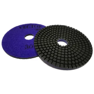 Vector XP Premium Wet Polishing Pad 4" 30 Grit