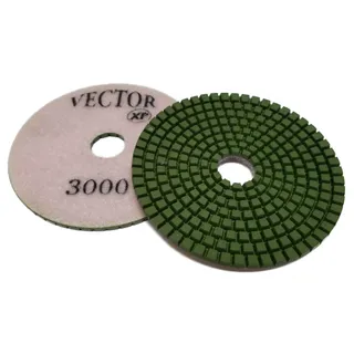 Vector XP Premium Wet Polishing Pad 4" 3000 Grit