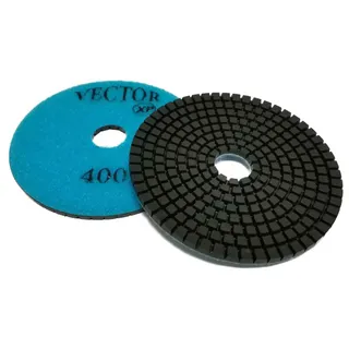 Vector XP Premium Wet Polishing Pad 4" 400 Grit