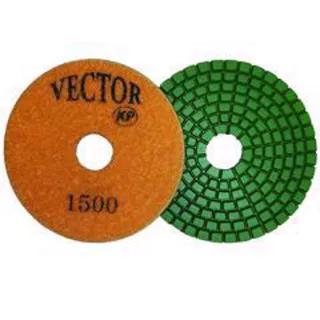 Vector KP Wet Polishing Pad 4" 1500 Grit