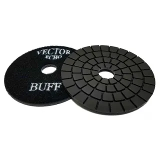 Vector Echo Polishing Pad Wet 4" Black Buff