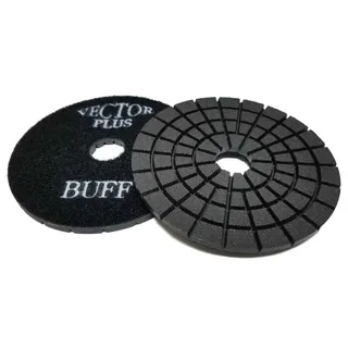 Vector Plus Polishing Pad Wet 4" Black Buff