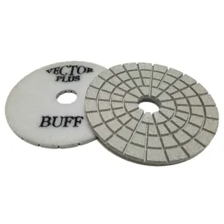 Vector Plus Polishing Pad Wet 4" White Buff