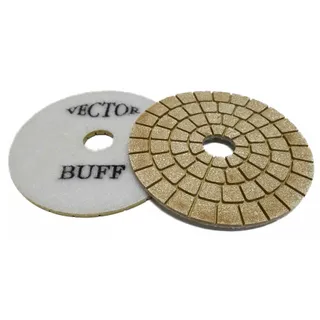 Vector Polishing Pad Wet 4" White Buff